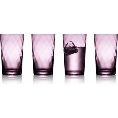 Vienna Vysoké sklenice Leopold 4 kusy fialové 31723 400 ml