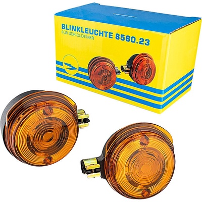 Sada předních blinkrů Simson S51 - oranžové - MZA