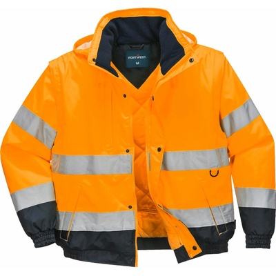 Portwest C468 Hi Vis reflexná bunda 2v1 oranžová