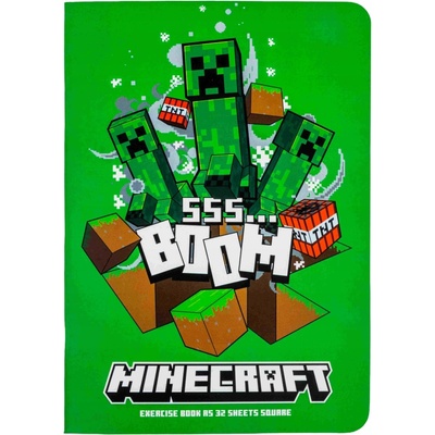 Astra Zošit kockovaný A4 Minecraft