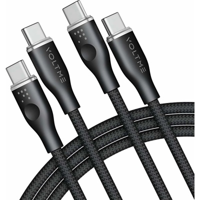 Voltme C2061 Powerlink Rugg USB-C/ USB-C, 1,8m, černý