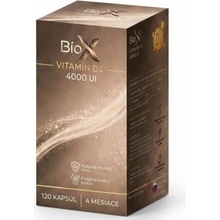 BioX VITAMÍN D3 4000 UI 120 kapsúl