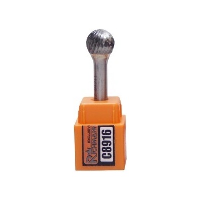 RICHMANN Kolíková fréza do kovu, stopka 6 mm | koule 8x7 mm