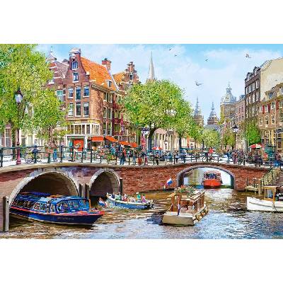 CASTORLAND Amsterdamské kanály 1000 dielov