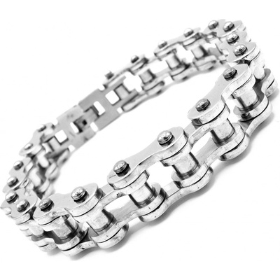 Steel Jewelry náramek masivní motorkářský z chirurgické oceli NR090263