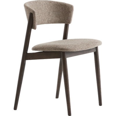 Unique Furniture Revere Tmavá dubová s béžovým sedákem