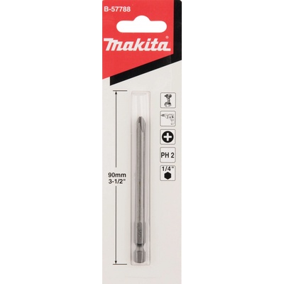 Makita Bit PH2, HEX 1/4" 90mm B-57788