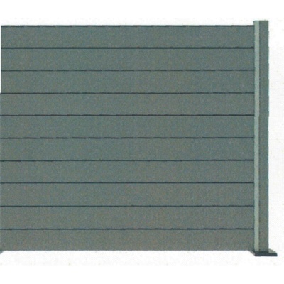 Lamelový panel 170cm hliníkový antracit pokračující