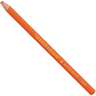 UNI Dermatograph Mitsubishi Pencil farebná ceruzka uni 600 oranžová 9324000