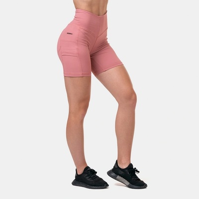 Nebbia sportovni kraťasy dámské Fit and Smart 575 old rose