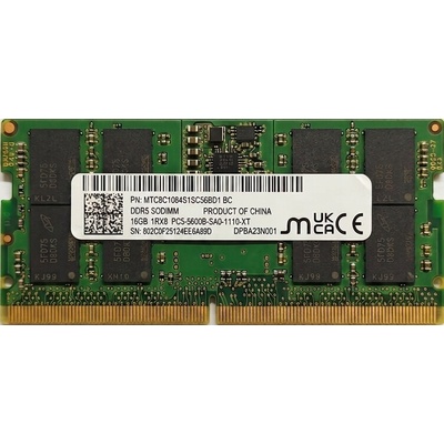 Micron DDR5 16GB 5600MHz CL46 MTC8C1084S1SC56BD1