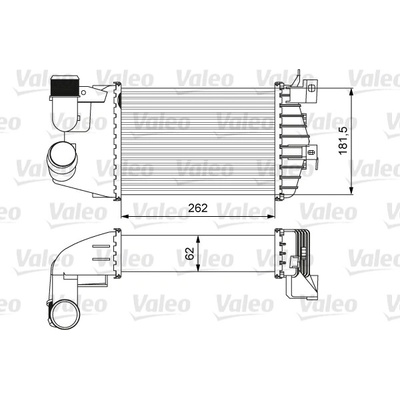 Chladič plniaceho vzduchu VALEO 818627