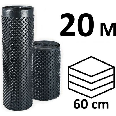 Nopová fólie do vyvýšených záhonů výška 60 cm x 20 m