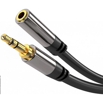PREMIUMCORD prodlužovací kabel, Jack 3.5mm - Jack 3.5mm M/F 5m kjqmf5