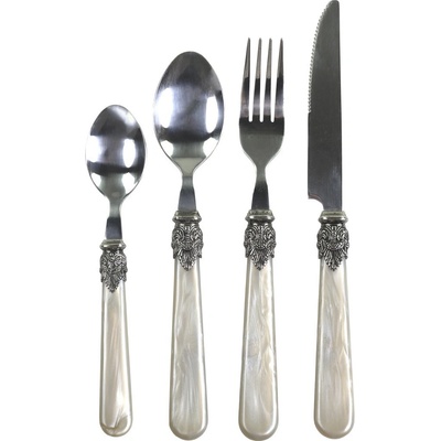 Chic Antique 4 dílná antique champagne sada příboru Linas 23 cm