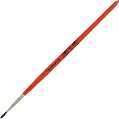 Umělecký štětec, retušovací kulatý S 7245/ 313 červený vel.1