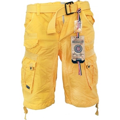 Geographical Norway kalhoty pánské PANORAMIQUE MEN COLOR 063 bermudy kapsáče žlutá
