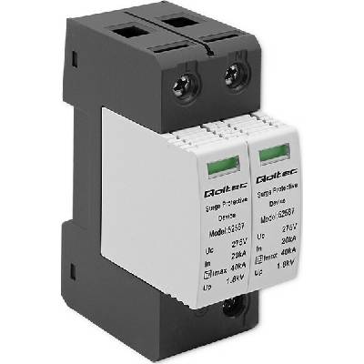 Qoltec AC prepäťová ochrana | 2P | 275V | T2 | C