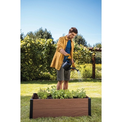 Keter Maple Square Vyvýšený záhon 106 x 32 x 106 cm hnědý 249299