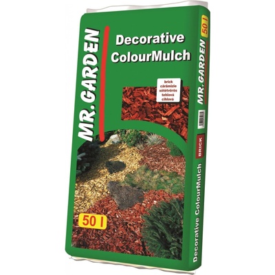 Mr. Garden Dekorativní barevný mulč cihlový 50 l – Hledejceny.cz