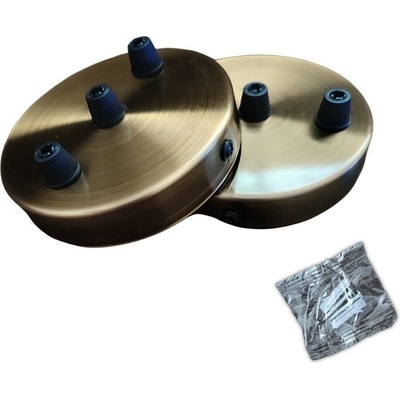 Mosadzná platforma 3x - priemer 100mm