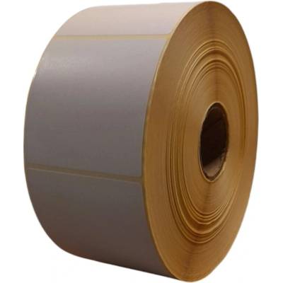 Termo Etiketa 70 mm x 70 mm, Thermo eco, Biela, Dutinka 40 mm, 1000 ks/kotúč, Permanentné lepidlo