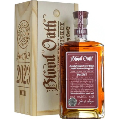 Blood Oath Pact No.9 49,3% 0,75 l (dřevěná kazeta)