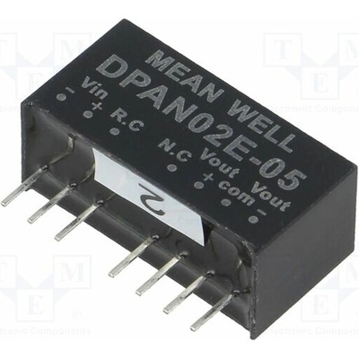 MEAN WELL DPAN02E-05 Měnič: DC/DC; 2W; Uvst: 4,5÷9VDC; Uvýst: 5VDC; Uvýst2: -5VDC; SIP8 – Hledejceny.cz