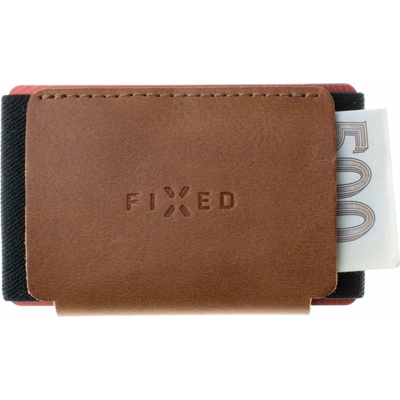 FIXED Tiny Wallet z pravej hovädzej kože (FIXW-STN2-BRW) hnedá