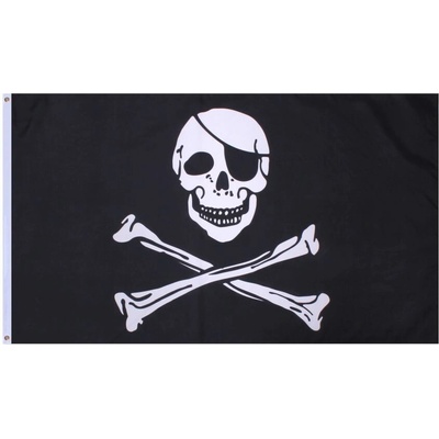 Vlajka PIRÁTSKÁ JOLLY ROGER
