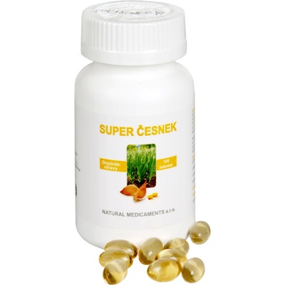 Natural Medicaments Super Česnek 100 kapslí – Hledejceny.cz