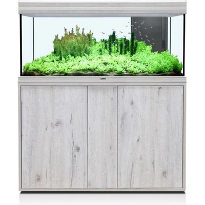 Aquatlantis Fusion 120 x 50 bílý dub LED H2O 420 l