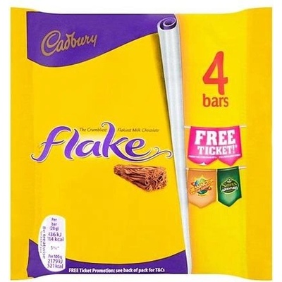Cadbury Flake 4 x 80 g