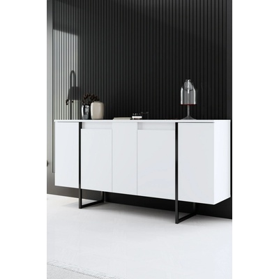 Hanah Home Skříňka LUXE bílá a černá