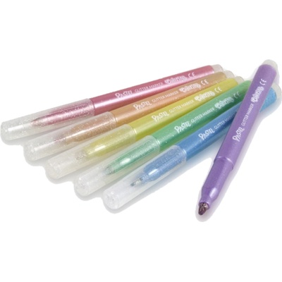Patio Colorino pastel brokát 6ks 298616