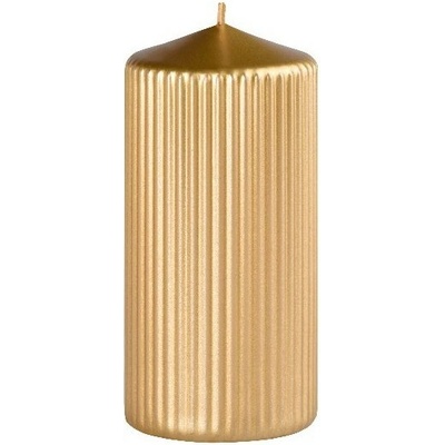 Z-TRADE Sviečka Metal zlatá 65 x 140 mm 1 ks