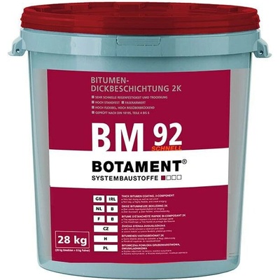 Živičná stěrka dvousložková BOTAMENT BM 92 Schnell 28 kg - 28 kg