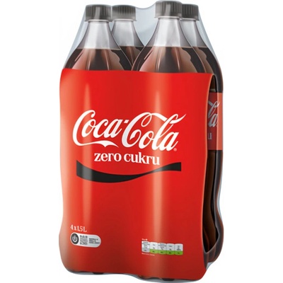Coca Cola zero 4 x 1,5 l