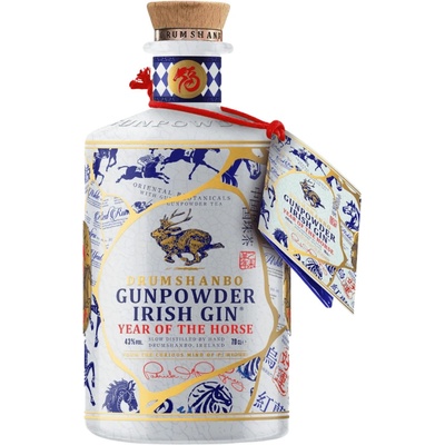 Drumshanbo Gunpowder Irish Gin Year of the Horse 43% 0.7 L (čistá fľaša)