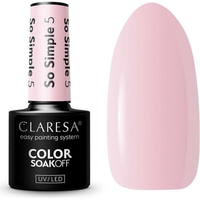 Gél lak na nechty Claresa So Simple 5 5 g