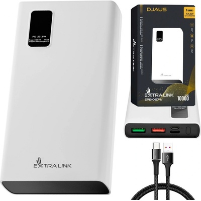 ExtraLink EPB-067W 10000 mAh White