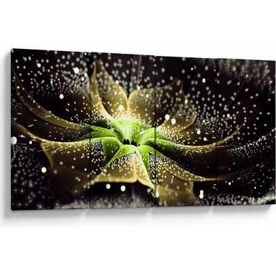 Obraz - Detail kvetu, štvordielne 160x80 cm