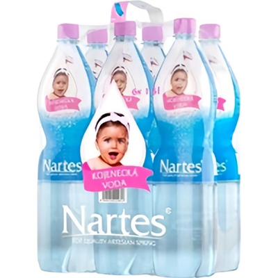Nartes Kojenecká voda PET 6 x 1,5 l