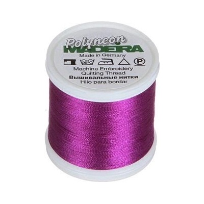 Vyšívací nitě PES Madeira Polyneon (400m) barva 1880 clematis