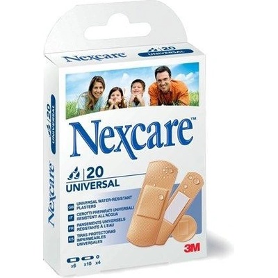 NEXCARE UNIVERSAL" NÁPLASŤ, VODEODOLNÁ, 20 KS