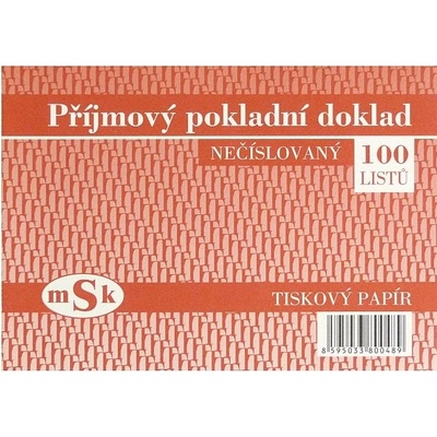 MSK 48 Příjmový pokladní doklad nečíslovaný – Hledejceny.cz