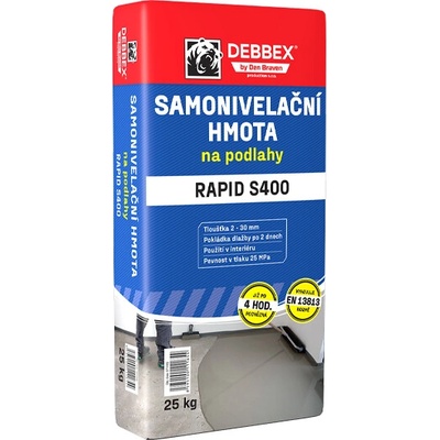 DEBBEX by Den Braven Samonivelační hmota na podlahy RAPID S400