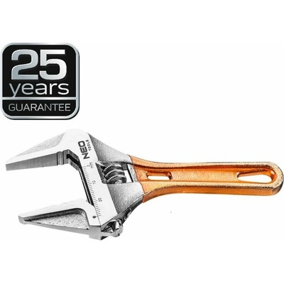 NEO Tools Krátký nastavitelný klíč 156 mm rozsah 0-43 mm 03-021