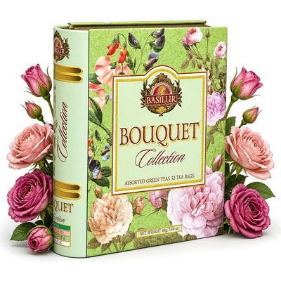 Basilur Tea Kniha Bouquet 4 x 8 x 1,5 g