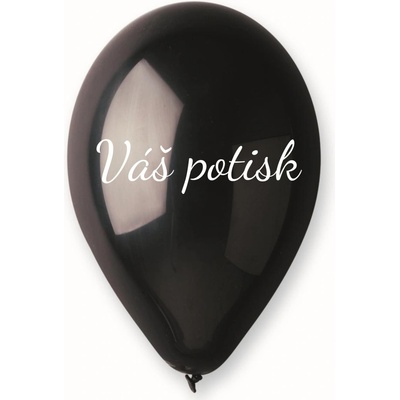 Personal Svet balonku Balónek s textem Černý 26 cm